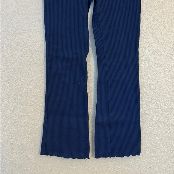 Navy Blue Kids Ribbed Bottoms - Picture 3 of 7